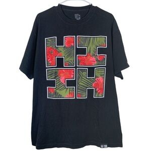 Hawaii's Finest Malaki Line 2020 Black Graphic Shirt Size XL EUC #VEG-0081